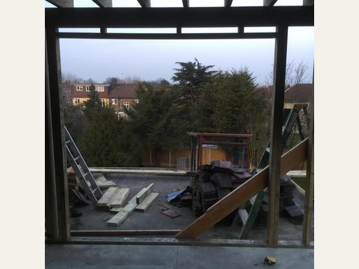 Inside work for Hainault extension
